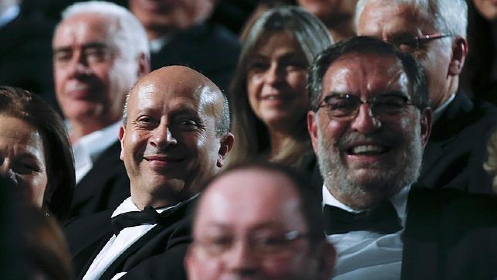 Wert junto a Enrique González Macho, en los últimos Goya.