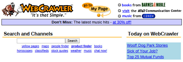 original webcrawler