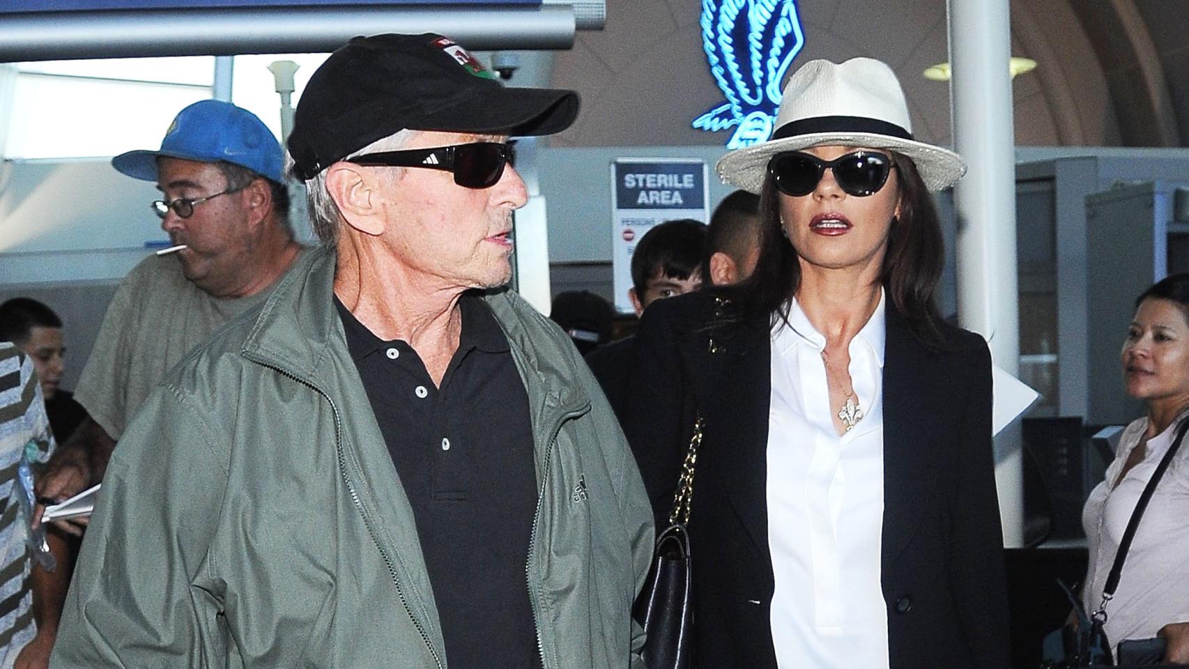 Douglas y Zeta-Jones en Los Ángeles en agosto de 2015.