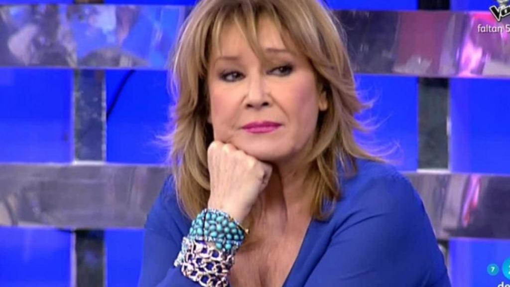 Mila Ximénez en el plató de 'Sálvame' (Mediaset)