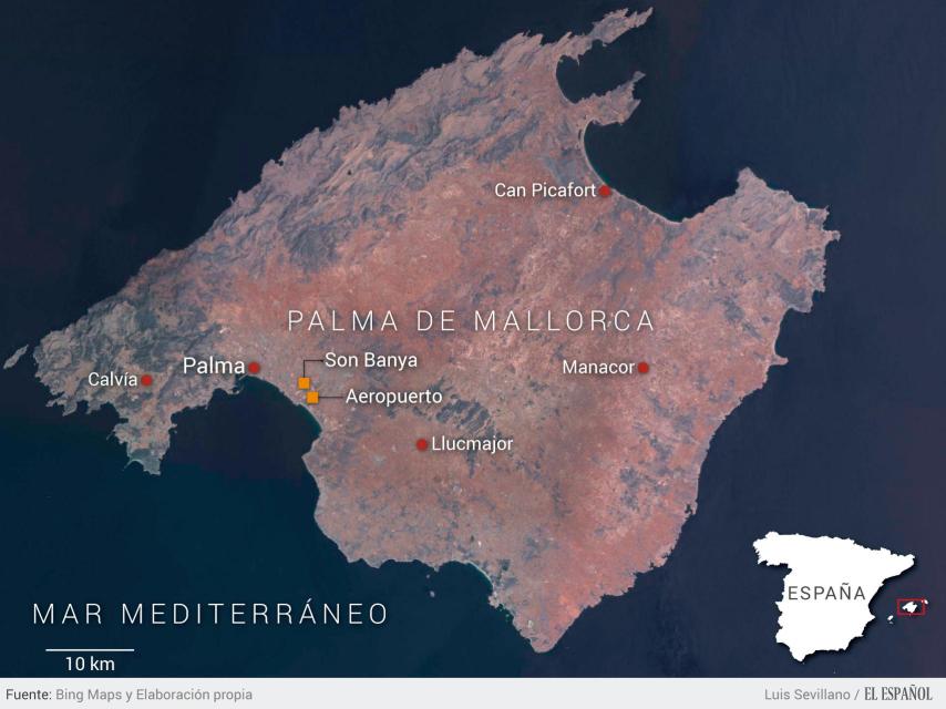 Situación del poblado.