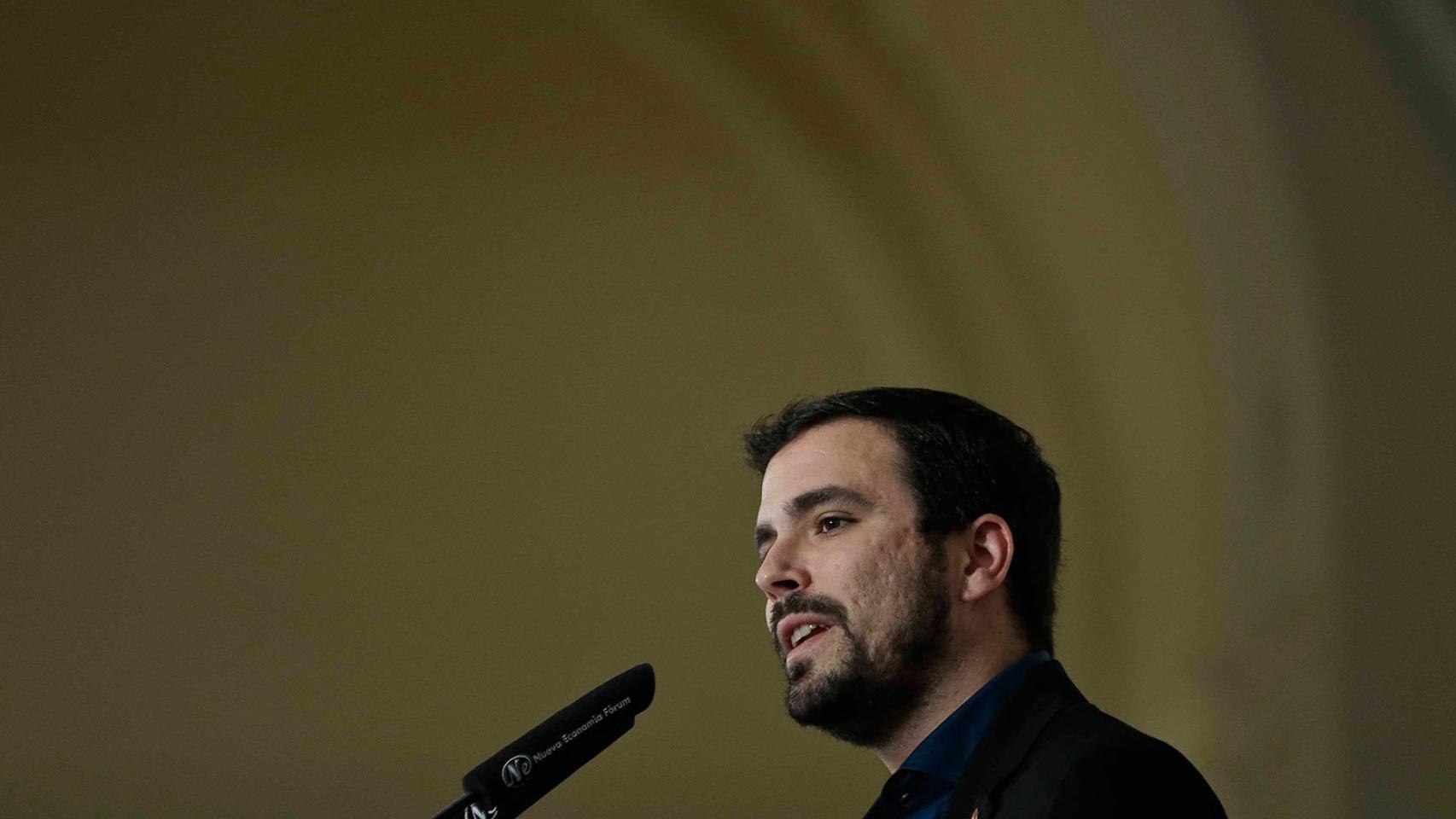 Alberto Garzón, en Madrid.