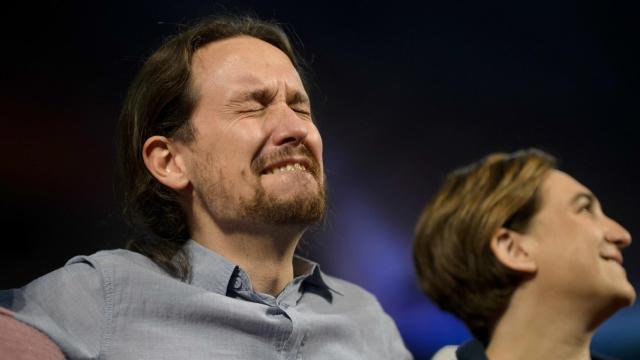 La emoción de Pablo Iglesias