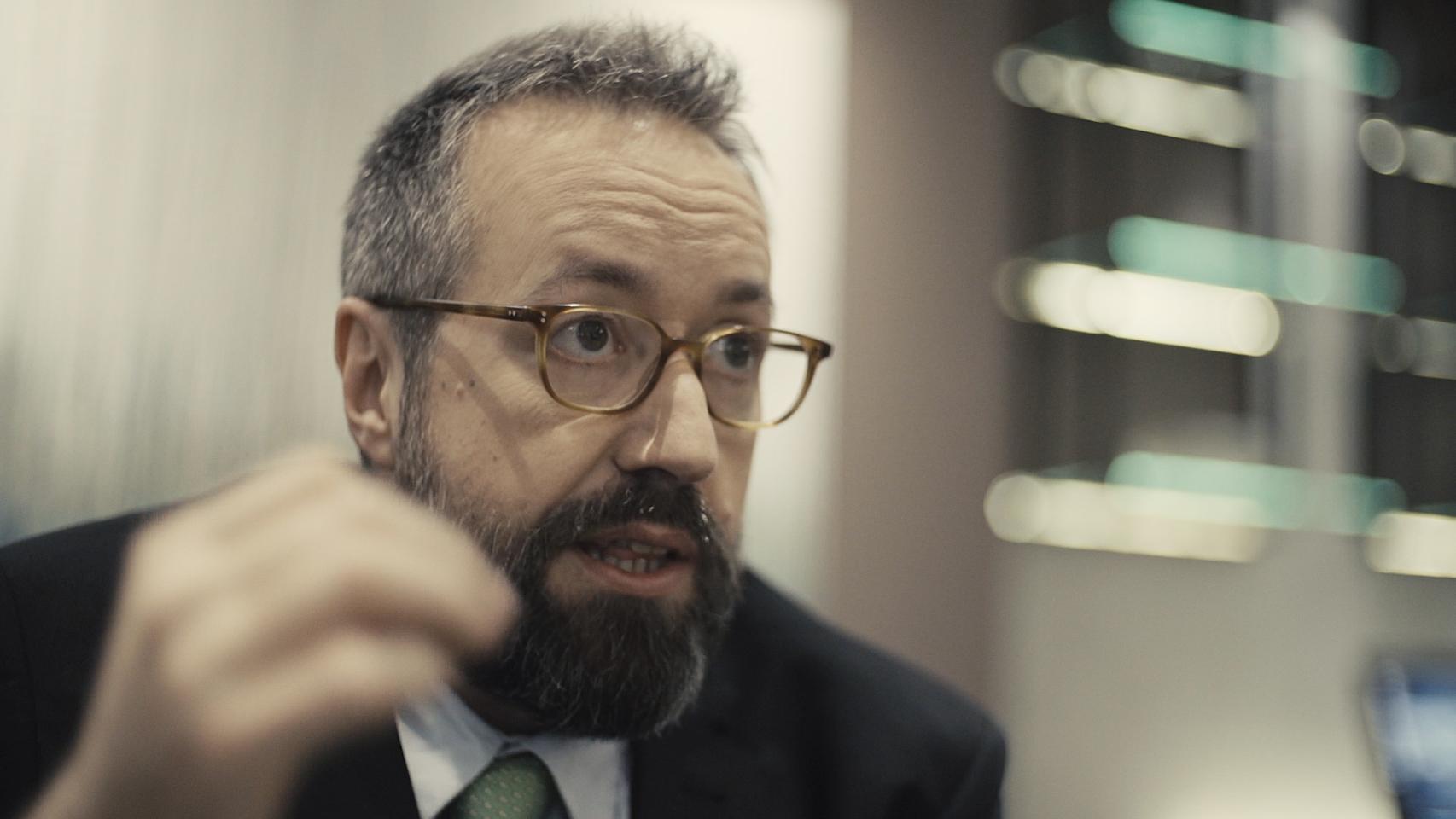 Juan Carlos Girauta, durante su charla con El Español