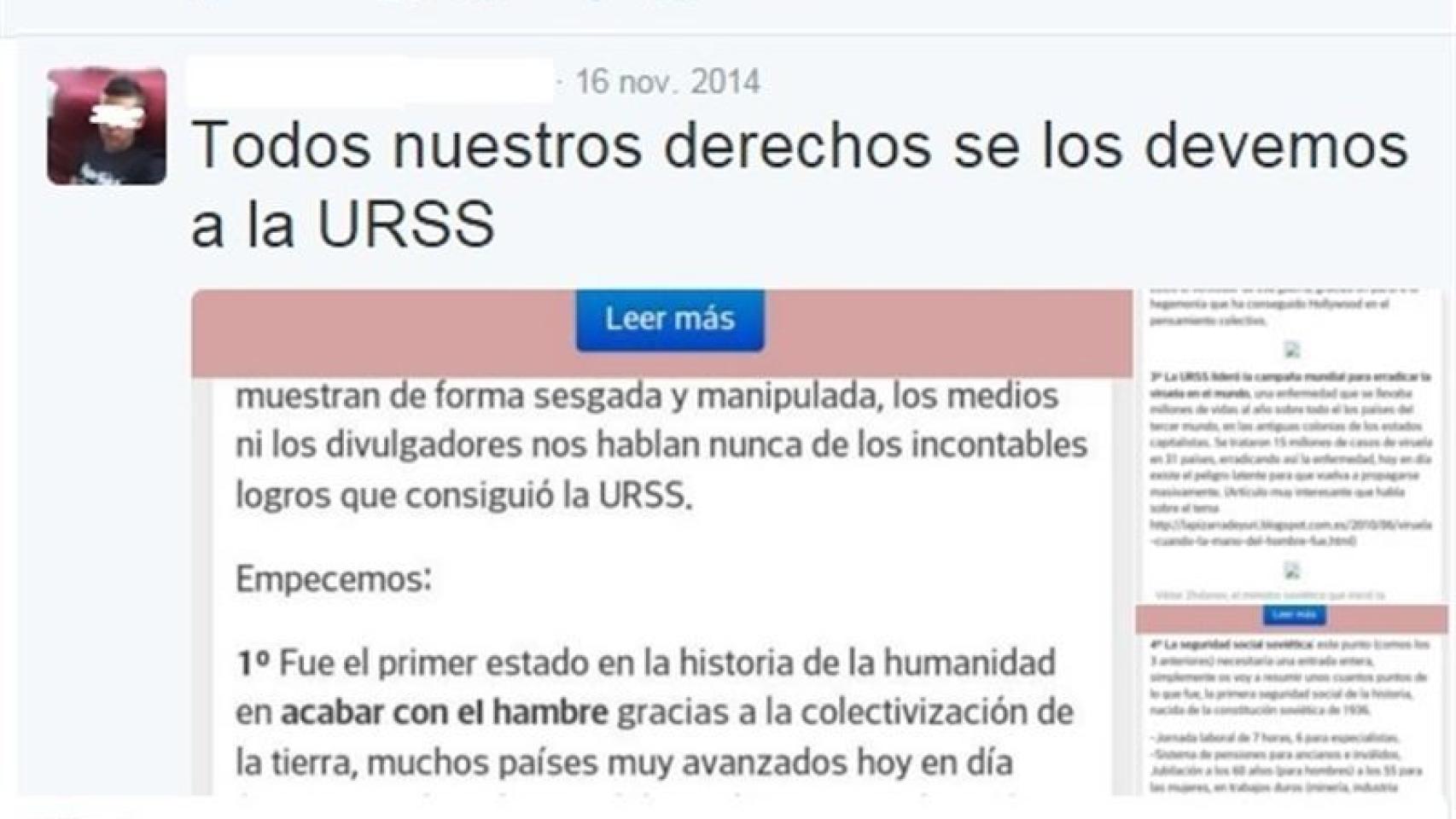 Algunos de los tweets de A.V.F.