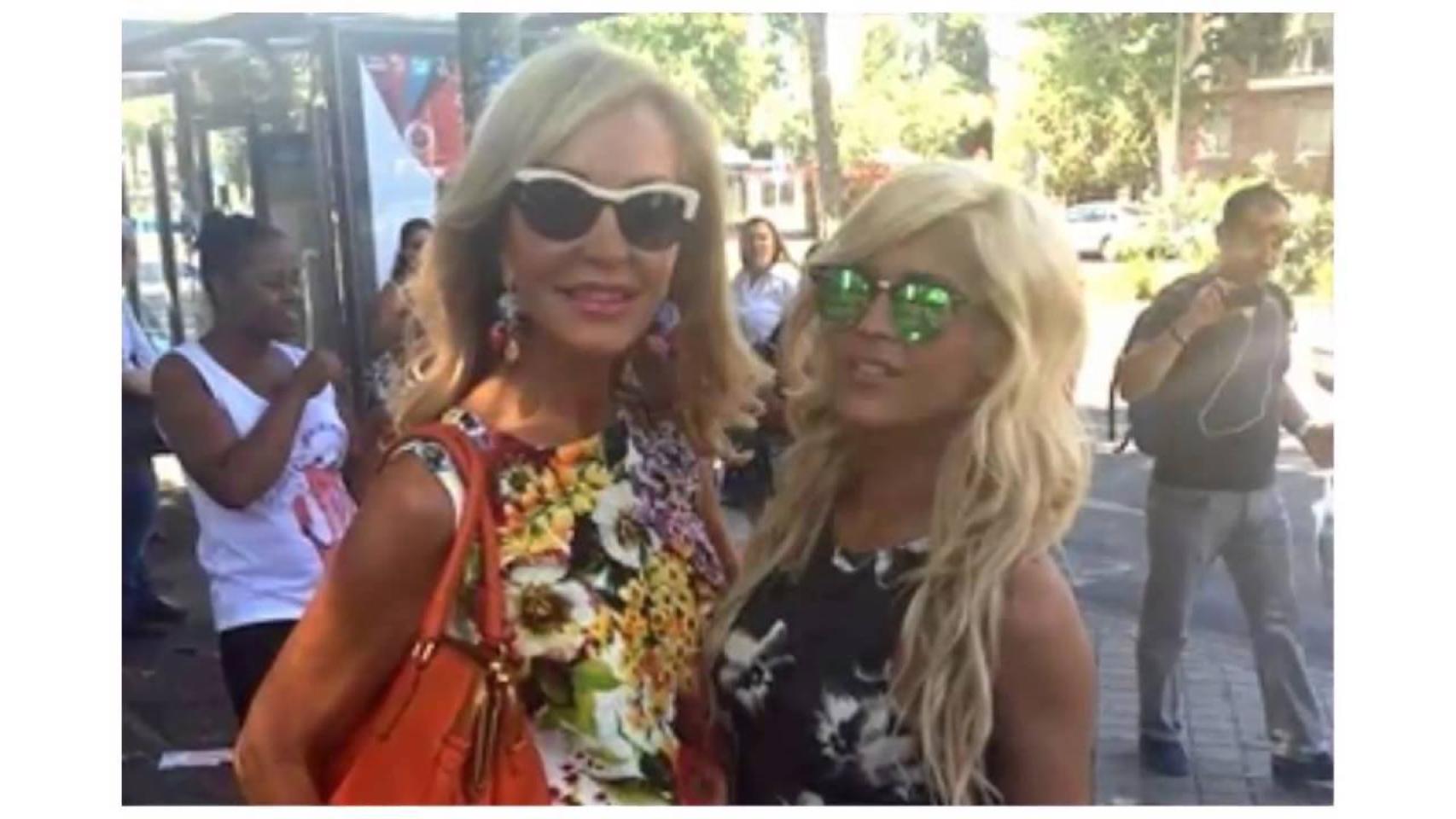 Carmen Lomana e Ylenia en su última aparición conjunta