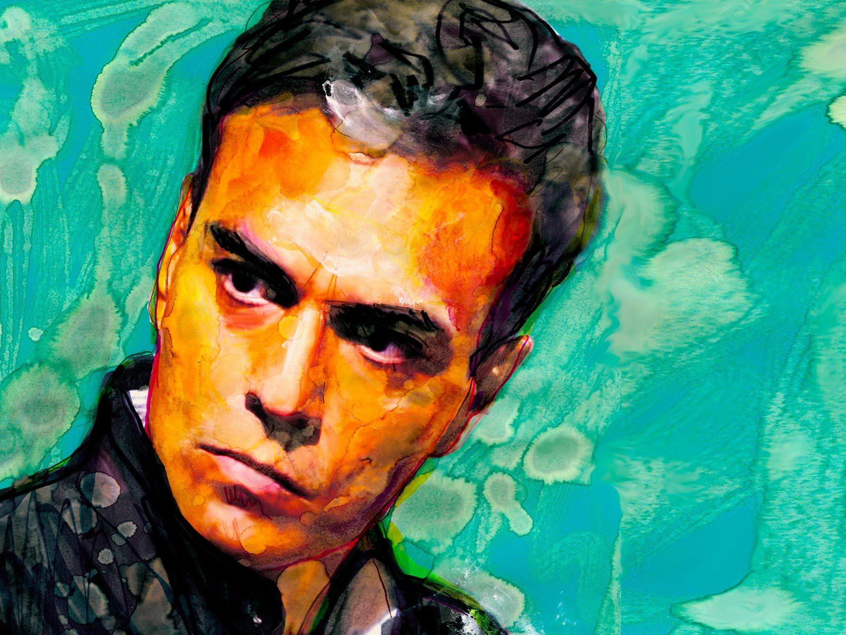 Pedro Sánchez, visto por el jefe de Ilustración de EL ESPAÑOL.