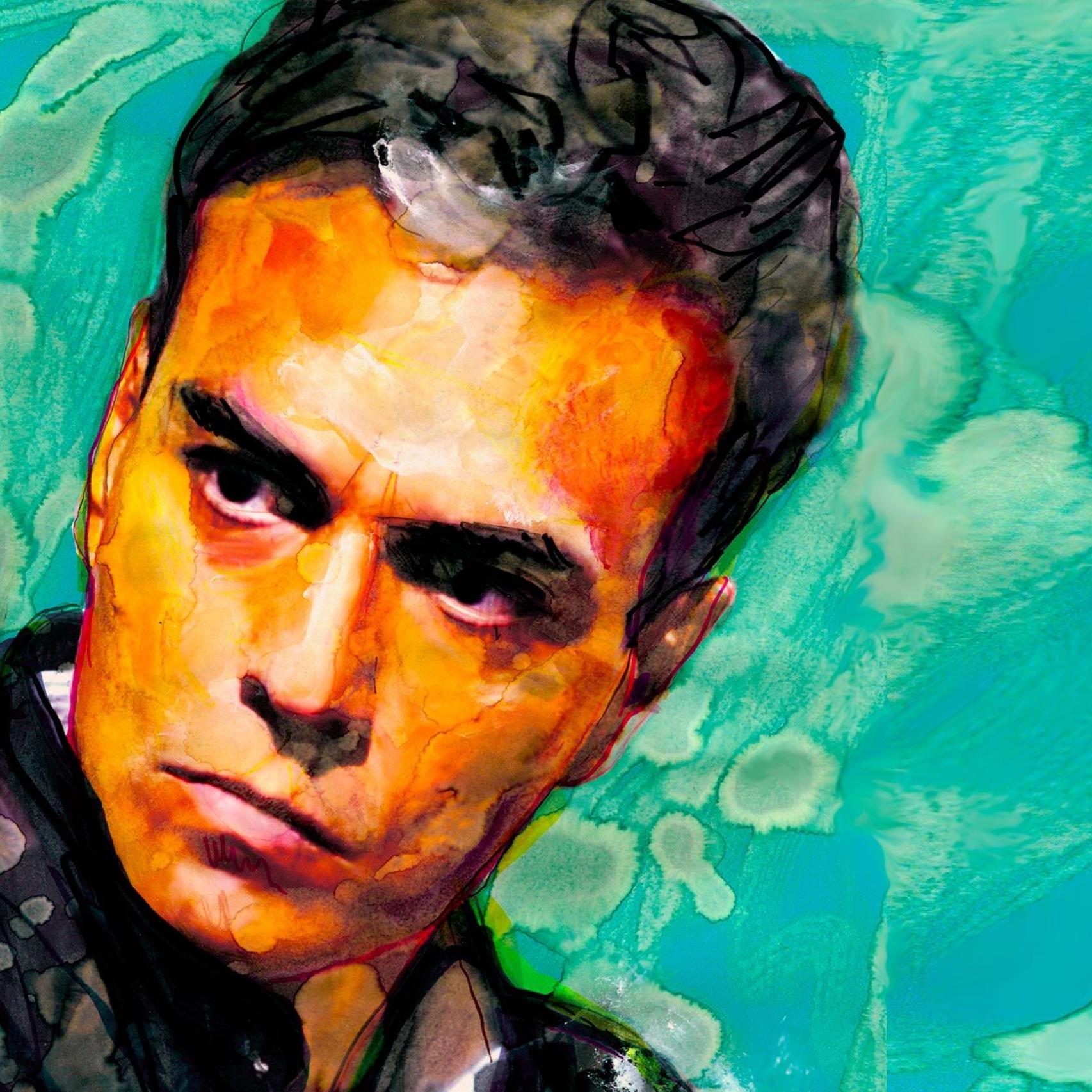 El líder socialista.