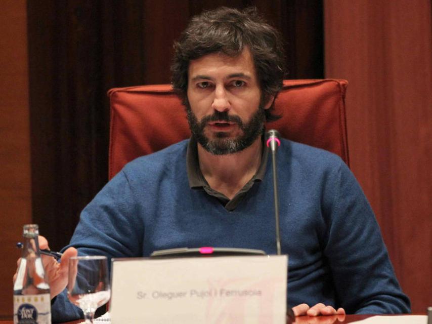 Oleguer Pujol durante la Comisión de Investigación del Parlament