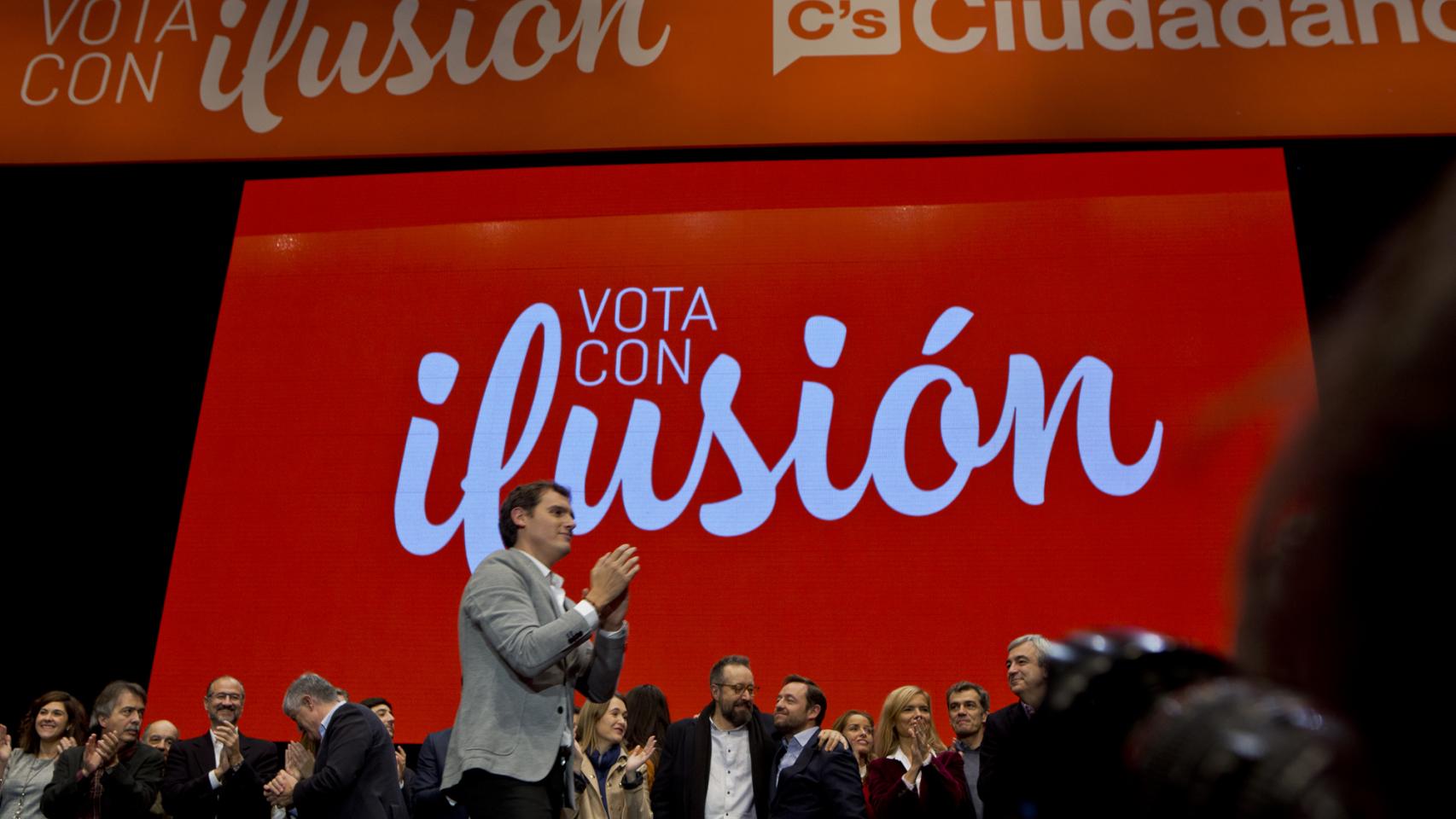 Albert Rivera en Vistalegre