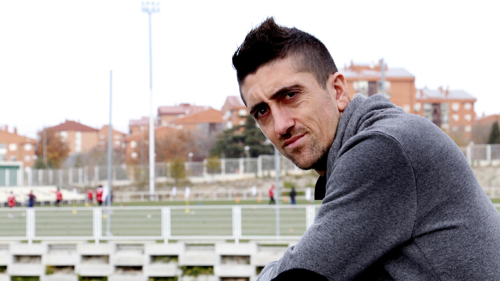 Pablo Hernández en la ciudad deportiva del Rayo