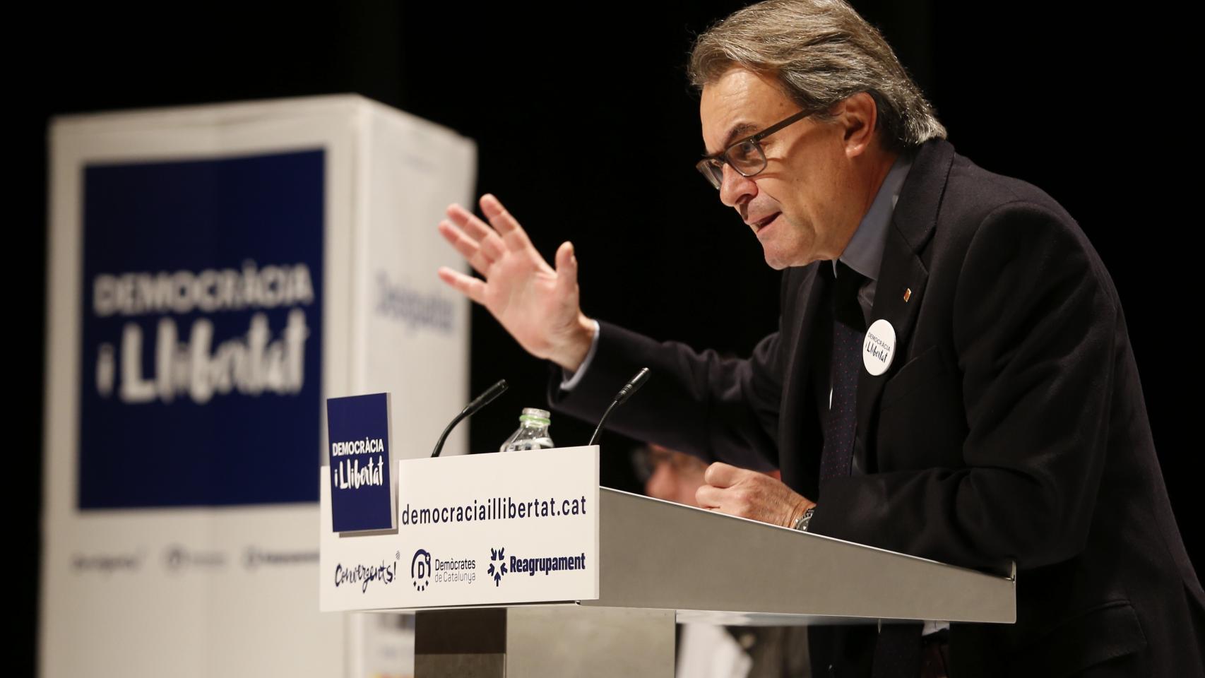 El presidente de la Generalitat en funciones y líder de CDC, Artur Mas.