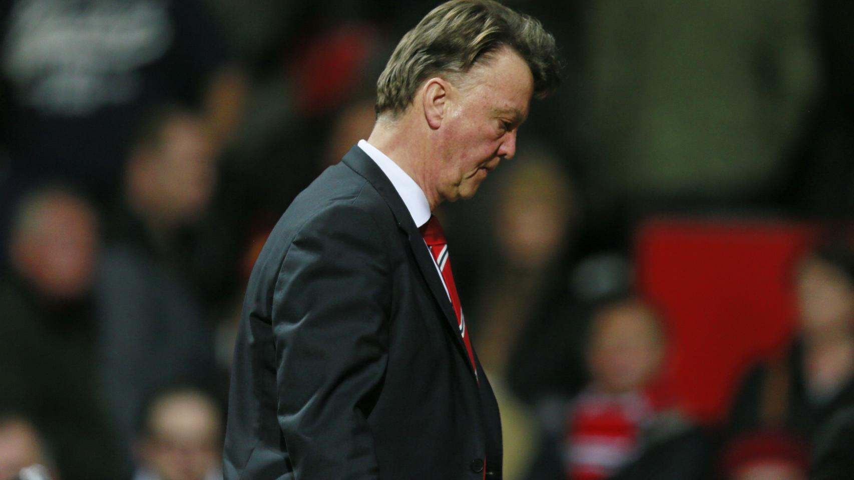 Louis Van Gaal tras la derrota ante el Norwich.