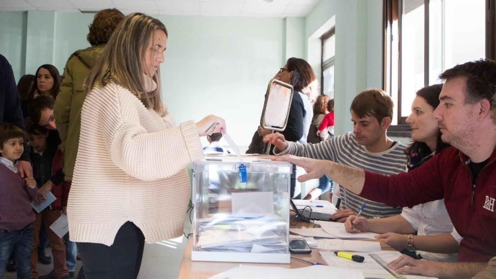 Colegio en el barrio de Fuencarral.