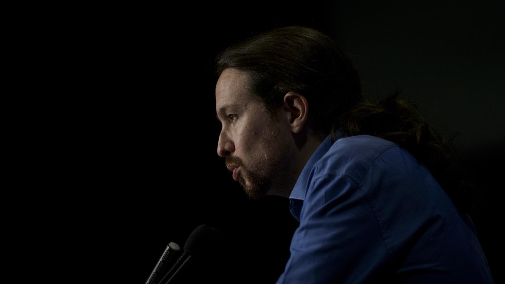 Iglesias, durante la rueda de prensa.