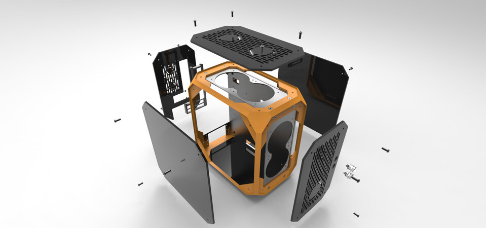 caja pc impresa 3d 3