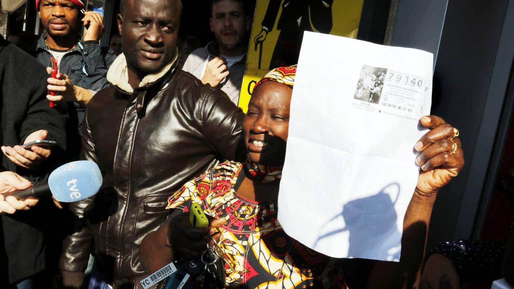 La alegría en Roquetas de Mar, Almería.