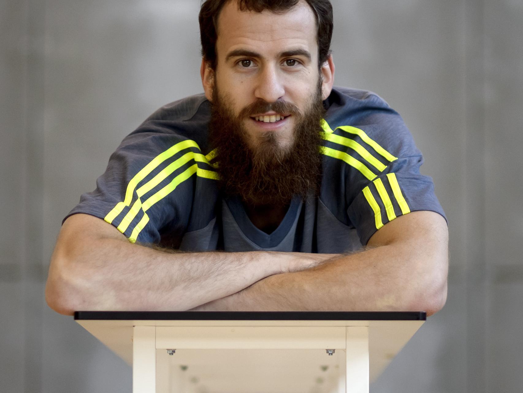 Sergio Rodríguez posa para EL ESPAÑOL tras un entrenamiento.