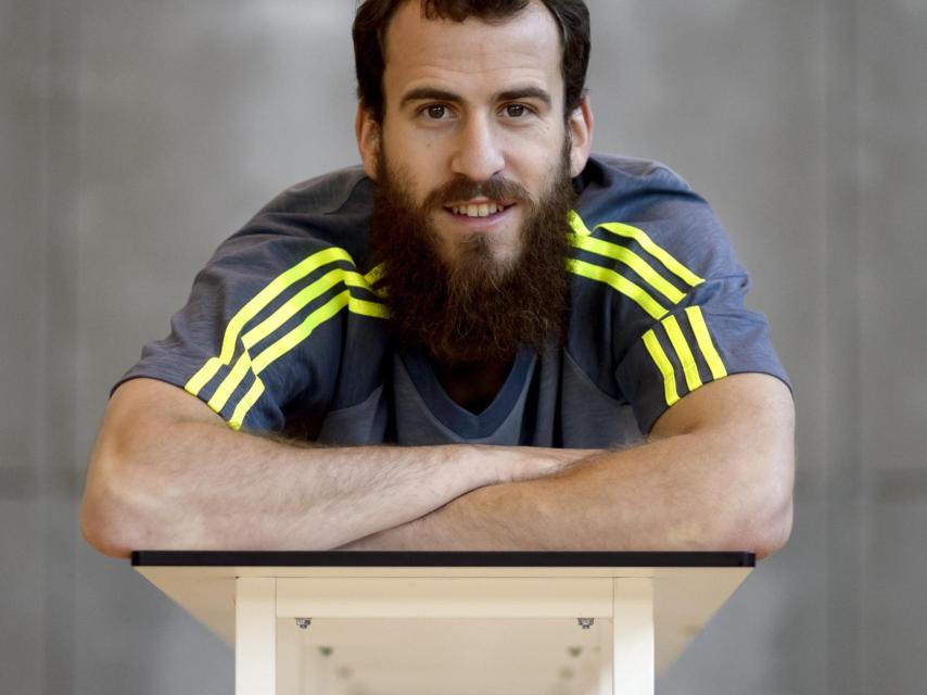 Sergio Rodríguez posa para EL ESPAÑOL tras un entrenamiento.