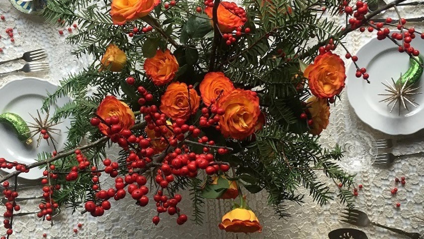 Mesa de Navidad del decorador Luis Galliussi para El Español