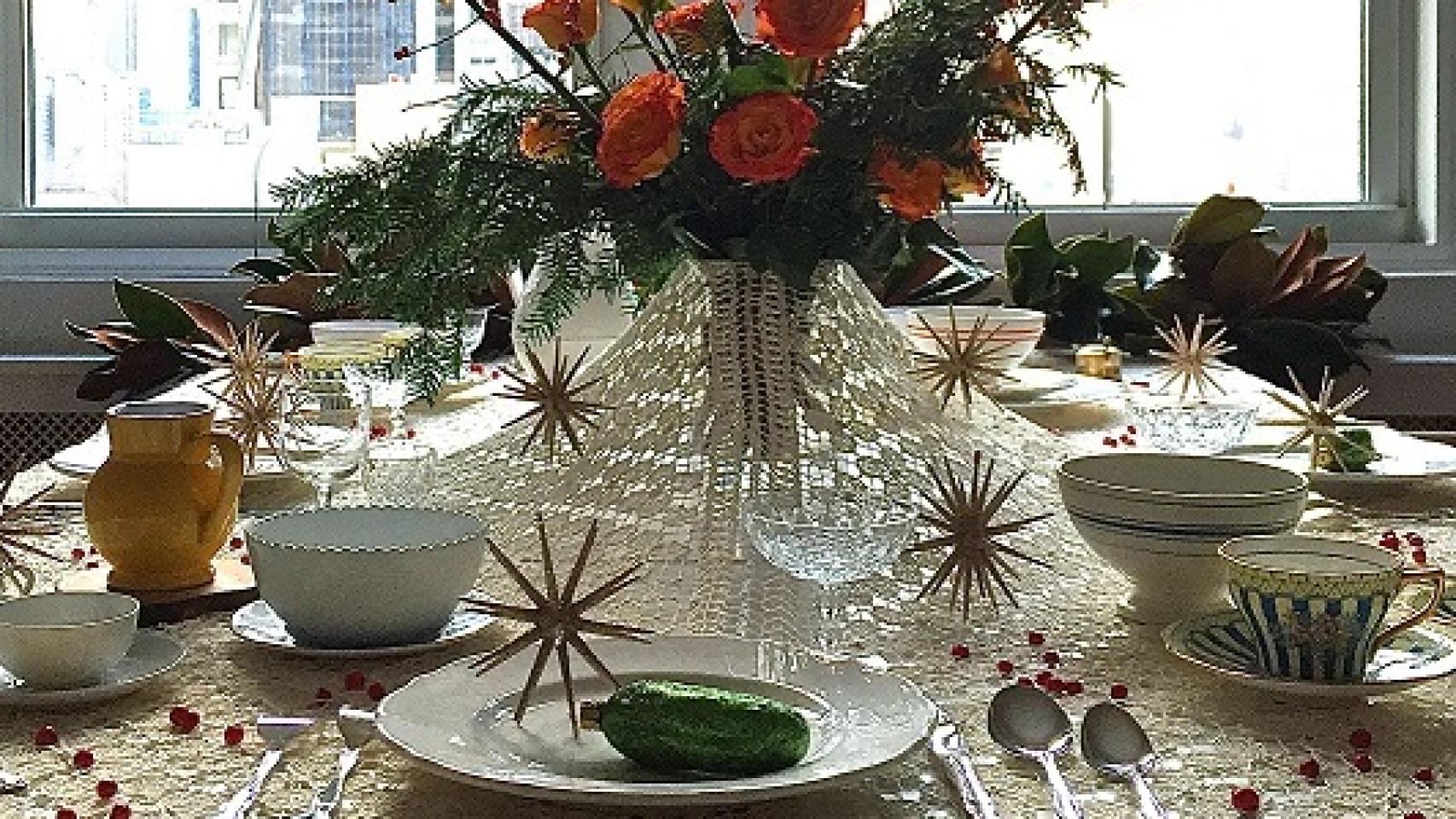 Luis Galliussi diseñador de la mesa de Navidad para EL ESPAÑOL