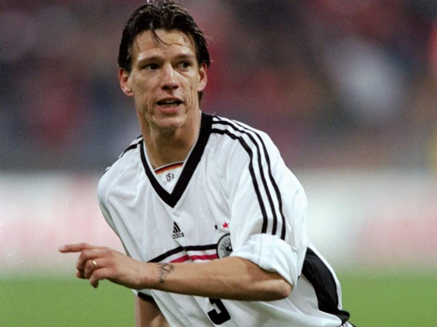 Christian Ziege, con la selección alemana