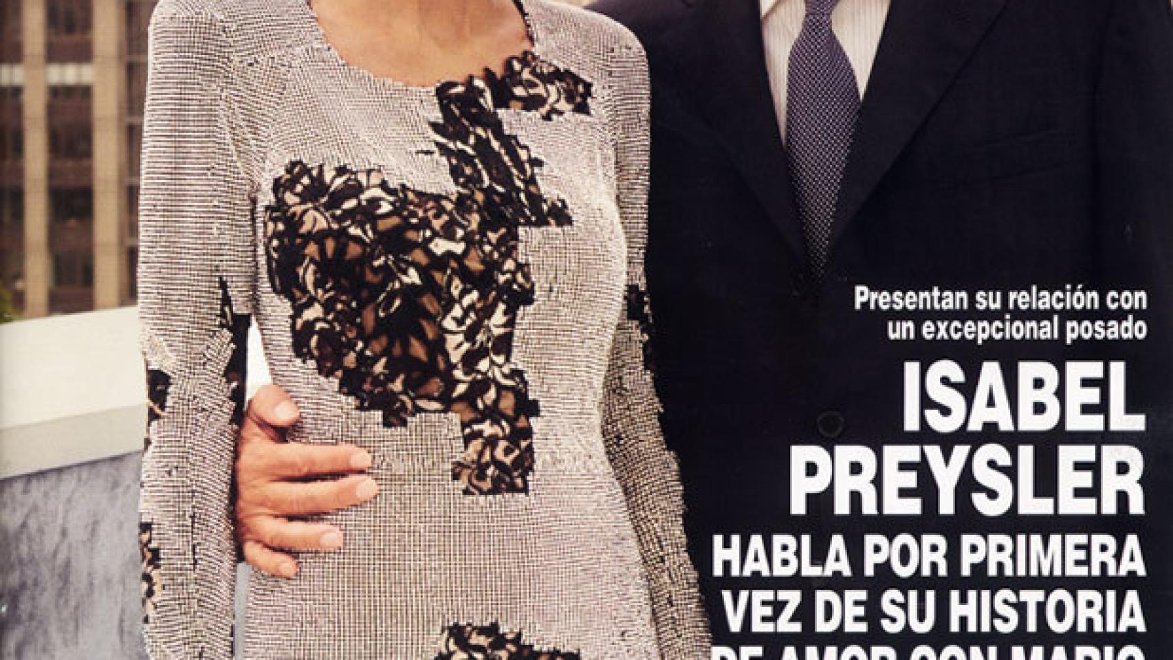 Portada en la que Preysler y Llosa oficializaron su relación