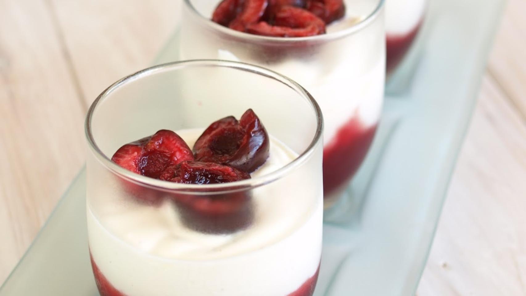 Yogurt con frutos rojos de Ana Milán
