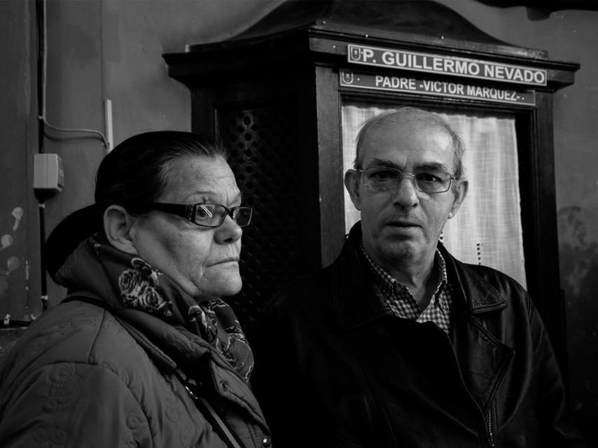 Fernando Ferrara y su esposa.