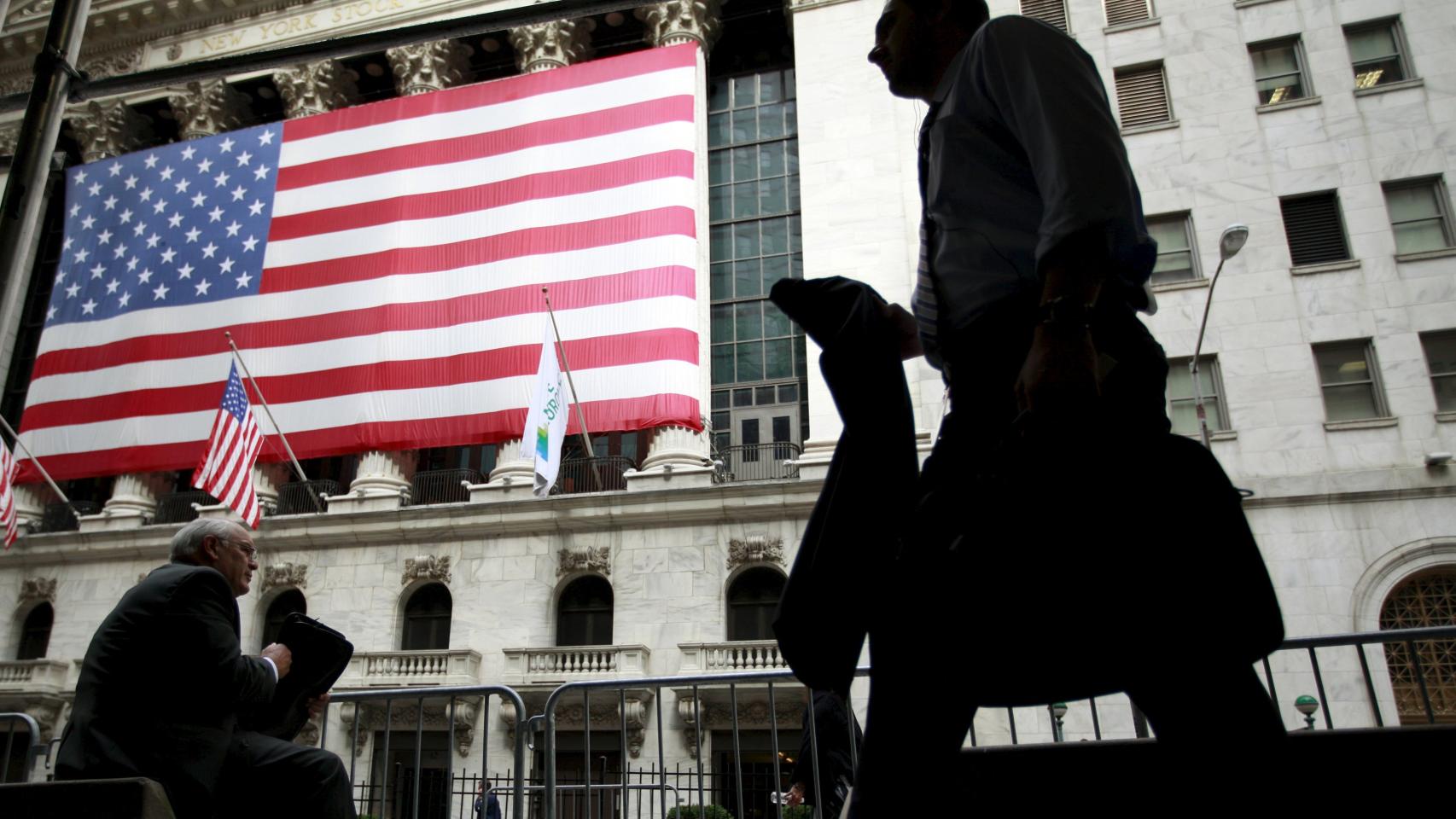 Exterior de la bolsa de Nueva York