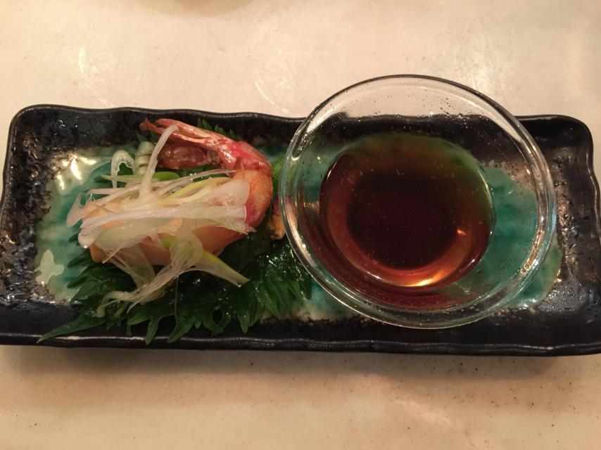 Gamba, sisho y mango.