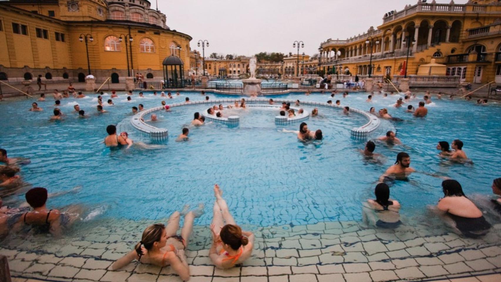 El balneario Szechenyi. Széchenyi