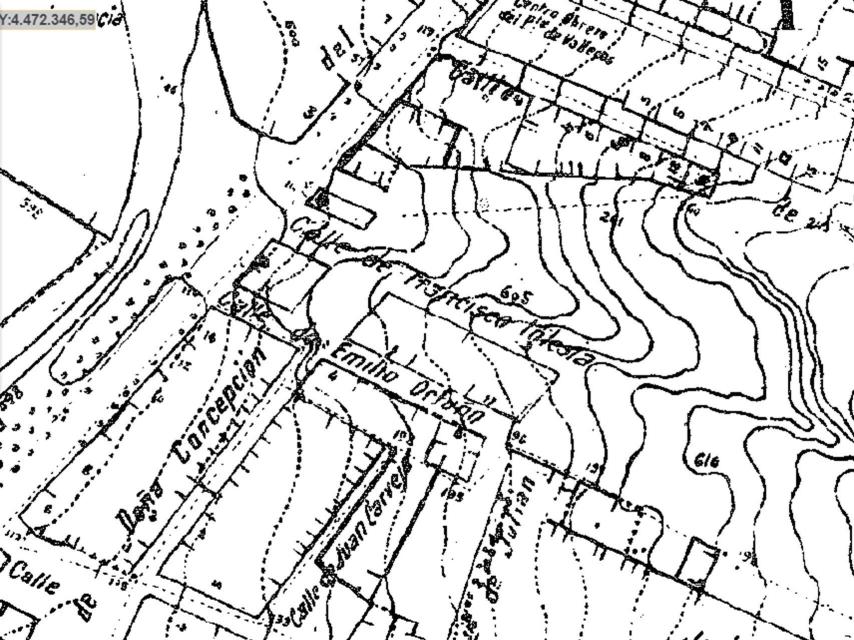 Plano de Madrid de 1929.
