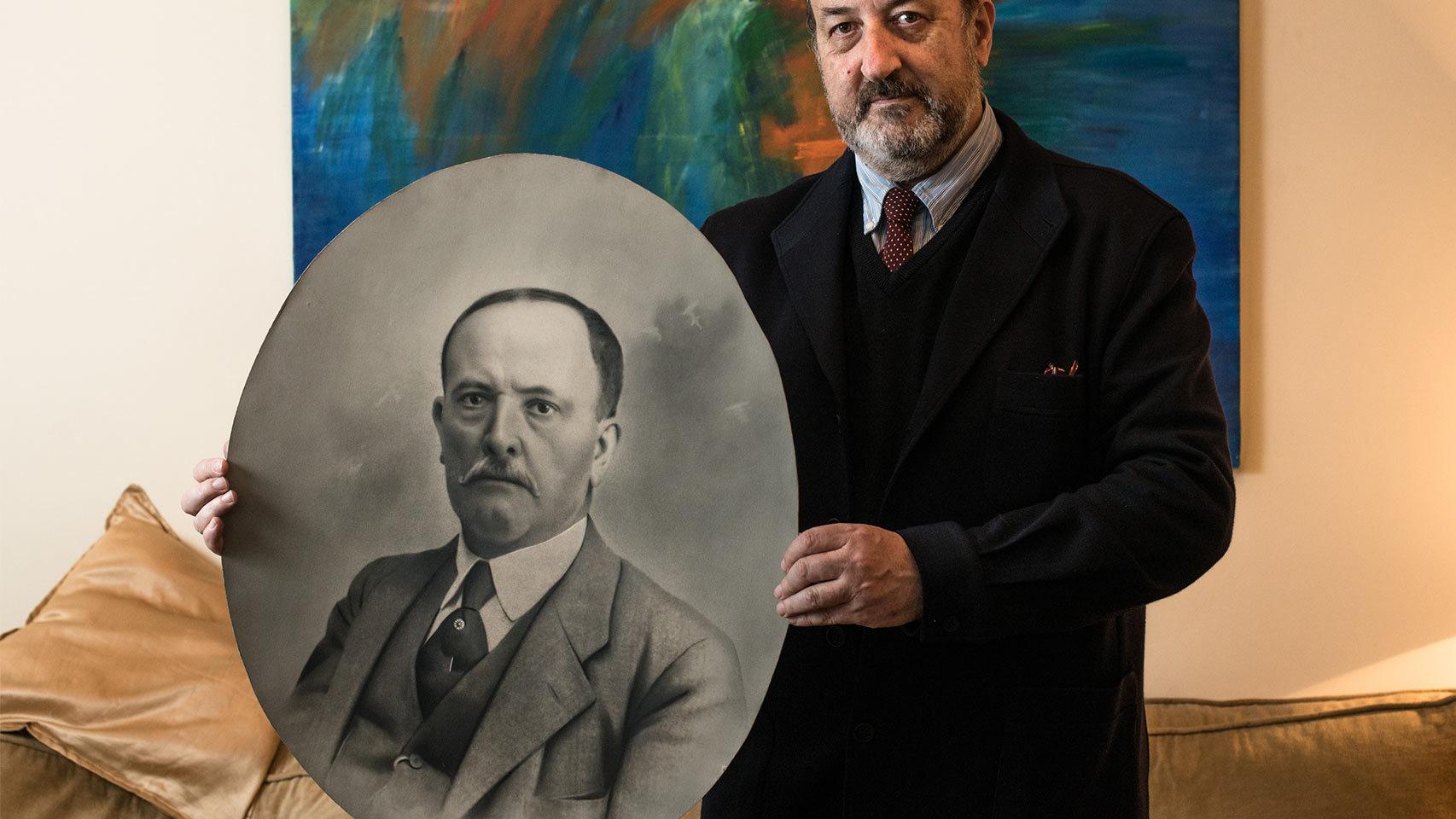 Francisco Iglesias y su bisabuelo del mismo nombre.