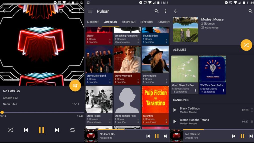 Pulsar, el reproductor de música bonito, potente y ligero que tienes que probar