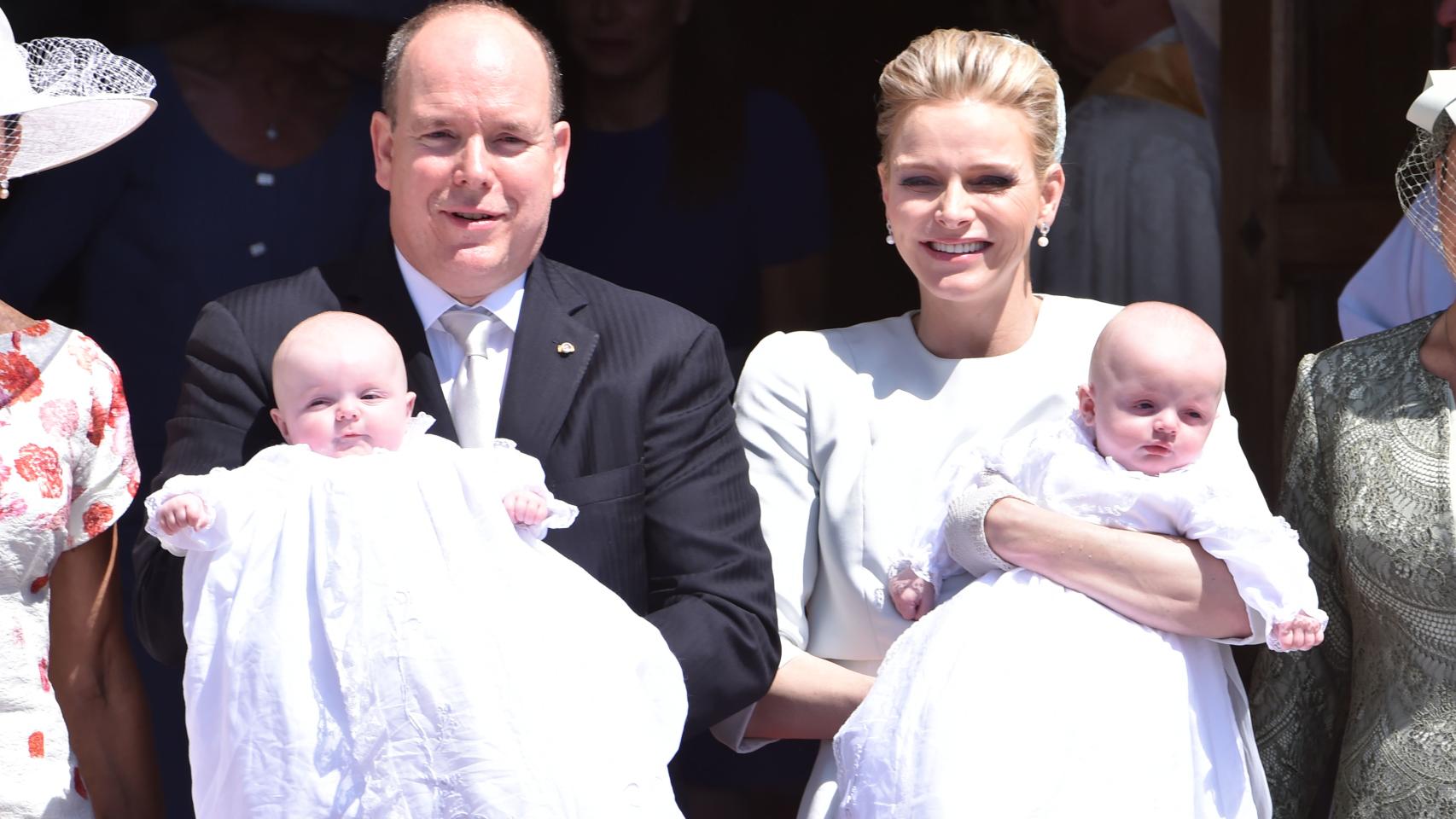 Bautizo real en Mónaco de los mellizos Jacques y Gabriella