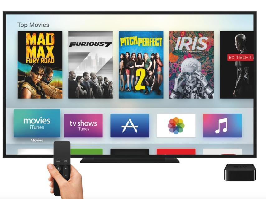 AppleTV y su mando.
