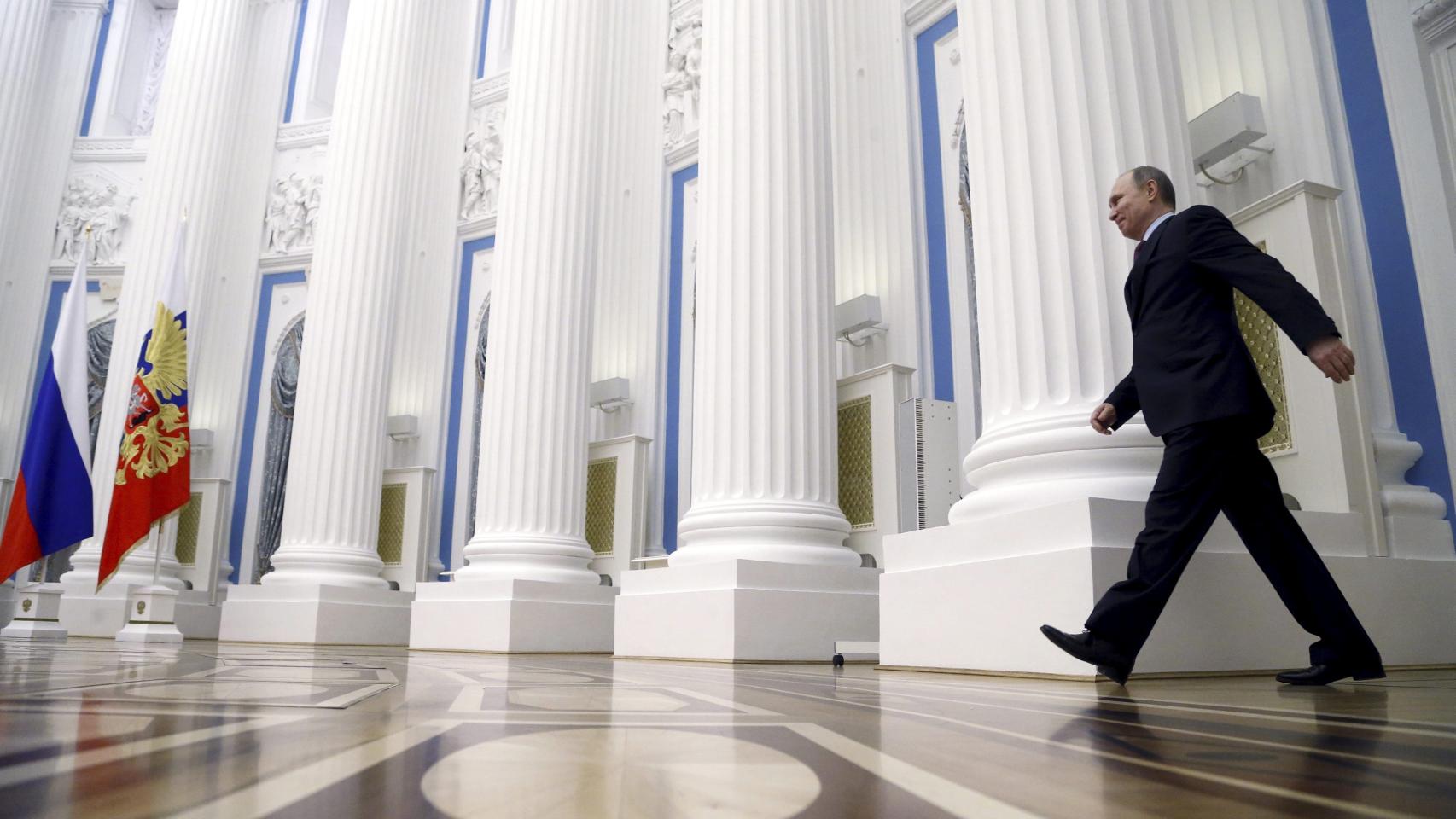 Vladimir Putin, presidente de Rusia, durante un encuentro en Moscú.