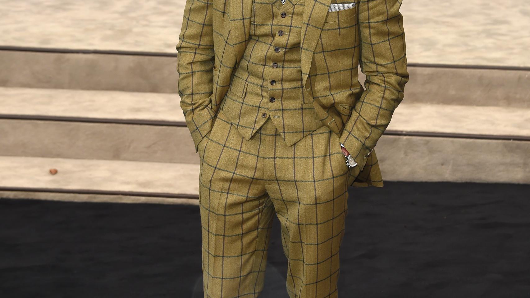 David Gandy en el desfile de Burberry de 2015