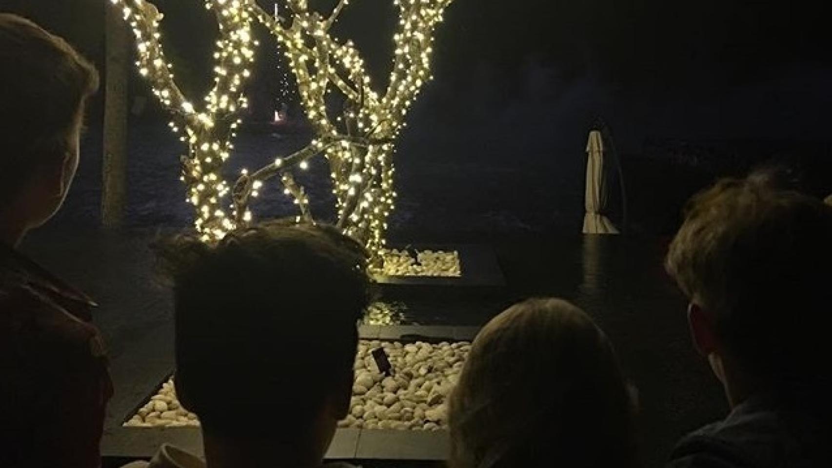 Romeo, Brooklyn, Hareper y Cruz en su felicitación por el nuevo año