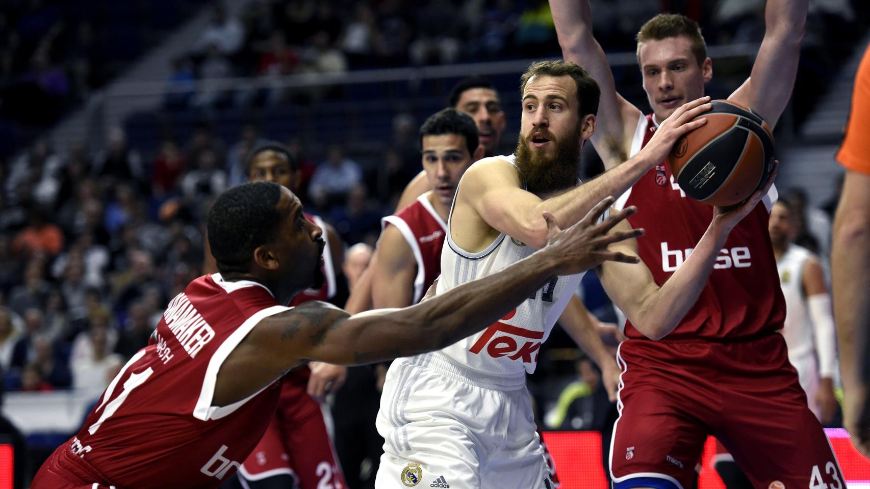 Sergio Rodríguez, en la Euroliga.