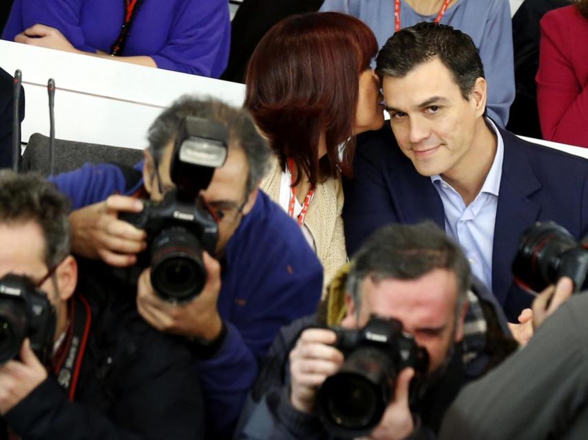 Pedro Sánchez, durante el Comité Federal del PSOE.