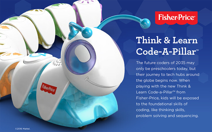 code-a-pillar fisher-price 2