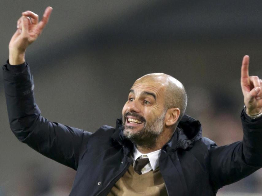 Guardiola en un partido reciente.