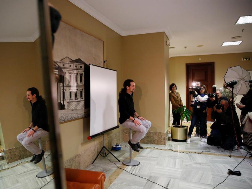 Iglesias recogió este martes su acta de diputado.