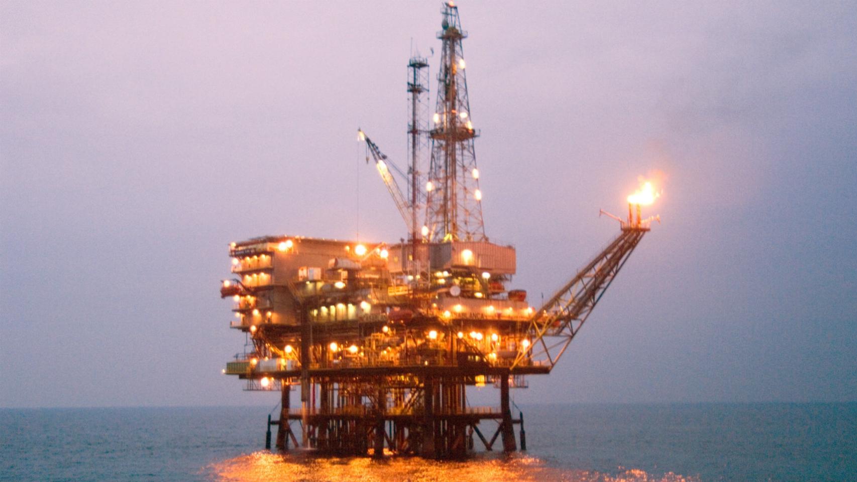 Plataforma de extracción en Tarragona