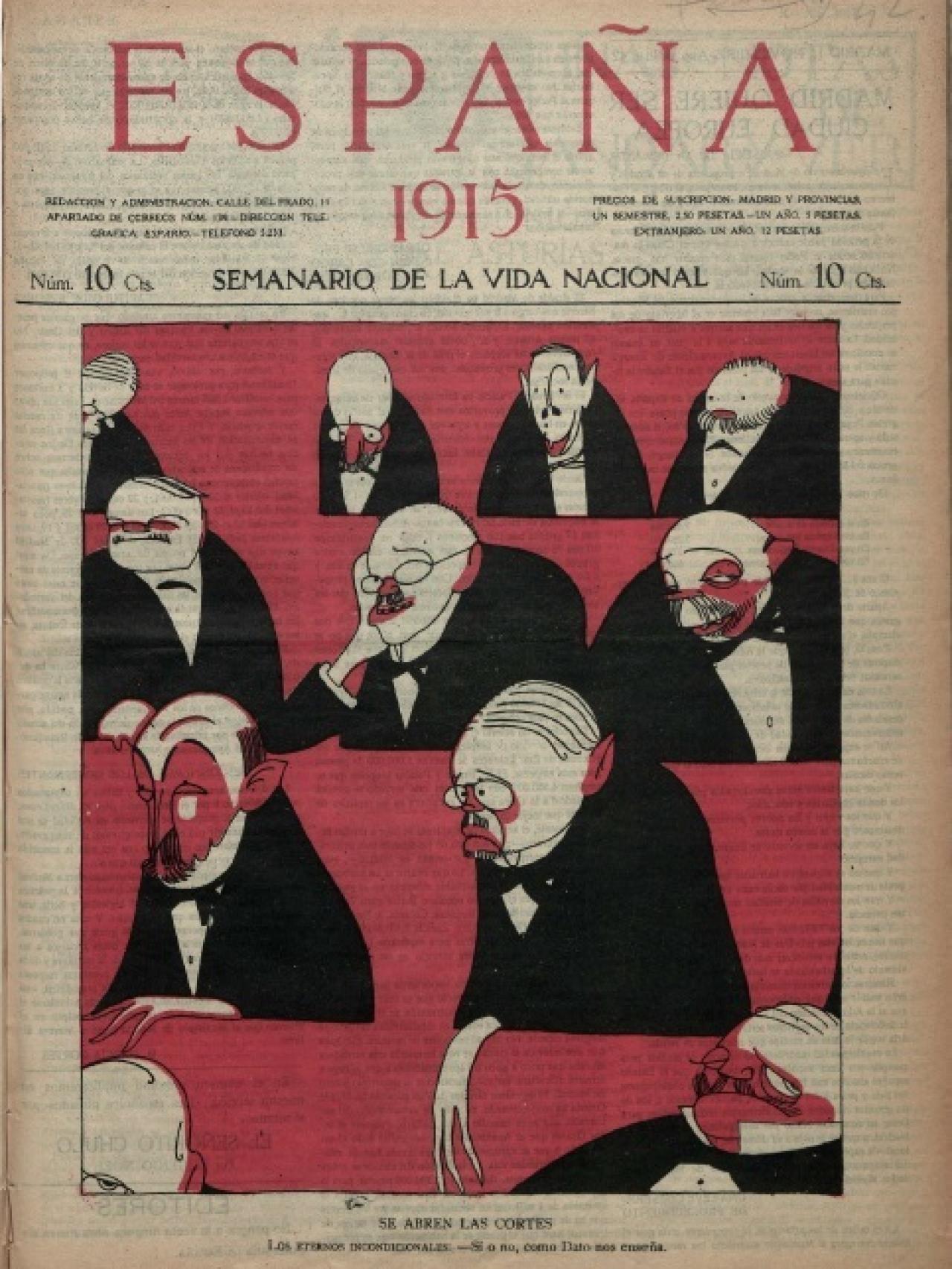 Portada de la revista España.