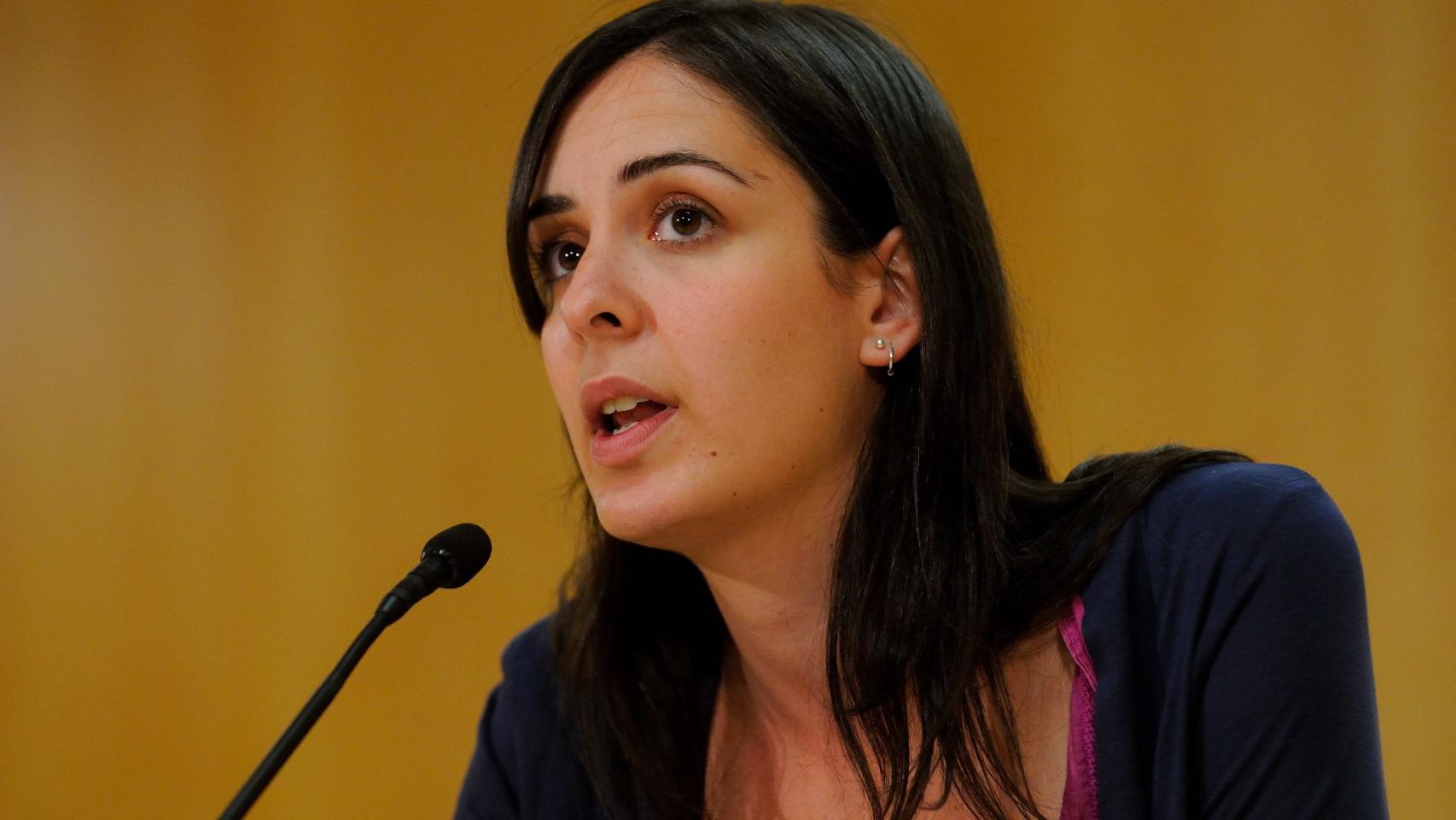 Rita Maestre durante una comparecencia.