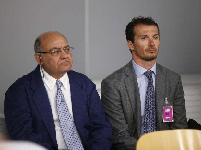 Gerardo Díaz Ferrán junto al último director de Viajes Marsans, Iván Losada.