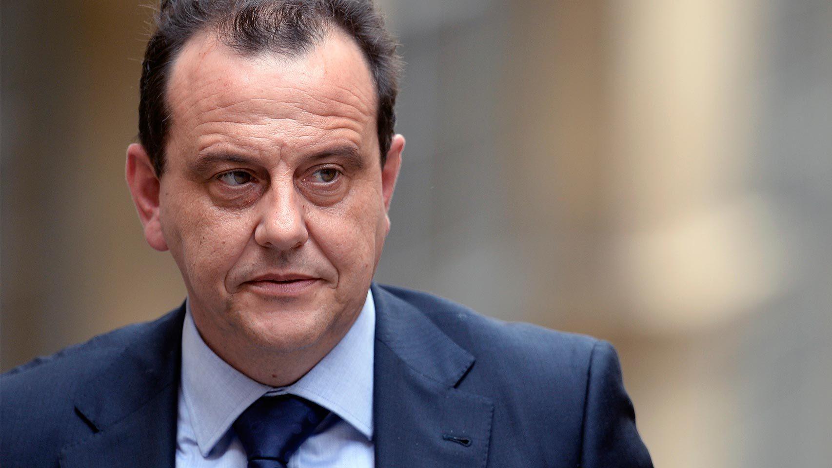 Horrach, llegando al juzgado de Palma.